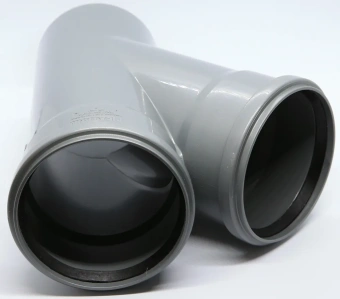 Тройник для внутренней канализации ПП 110x110/45* Flextron