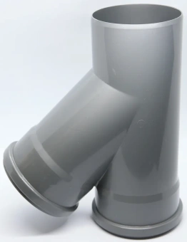 Тройник для внутренней канализации ПП 110x110/45* Flextron