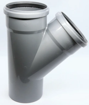 Тройник для внутренней канализации ПП 110x110/45* Flextron