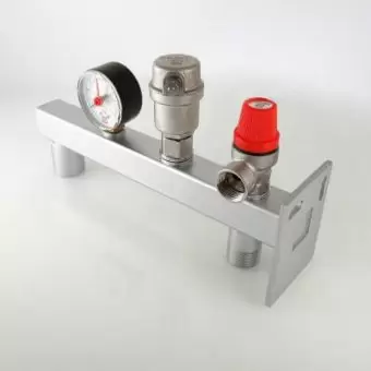 Группа безопасности котла с креплением для расширительного бака Valtec