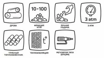 Твердотопливный котел Zota Master 25