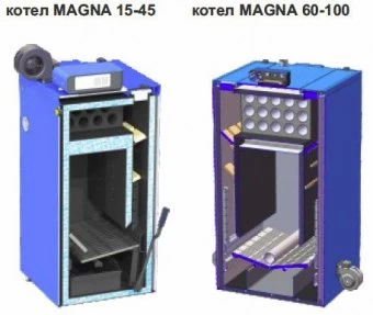 Твердотопливный полуавтоматический котел Zota Magna 60