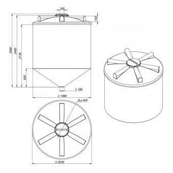 Емкость для воды Экопром ФМ 5000