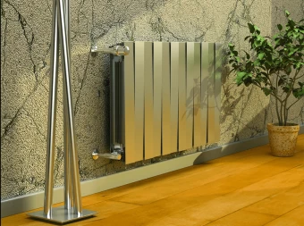 Биметаллический радиатор Royal Thermo PianoForte 100/500/Silver Satin, 1 секция