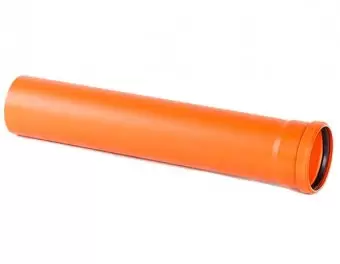 Труба для наружной канализации НПВХ 110x3,2x1000 SN4 Хемкор