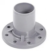 Патрубок напорный гладкий с НПВХ фланцем 110x100