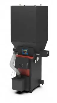 Пеллетный котел Куппер ОК-9 с пеллетной горелкой Комфорт-26 и бункером 350 л