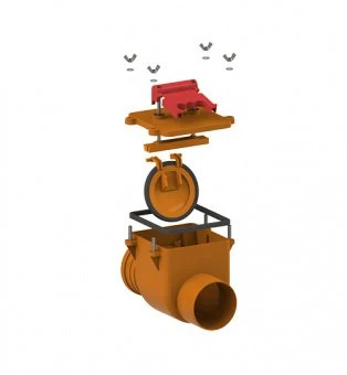 Обратный клапан для наружной канализации ПП 110 Татполимер