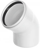 Отвод для внутренней канализации (малошумный) Шумэкс НПВХ 110/87