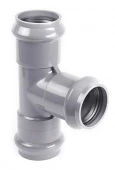 Тройник напорный трехраструбный НПВХ 110x90/90*