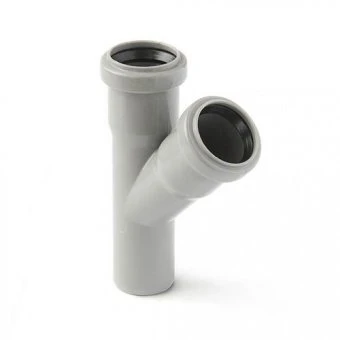Тройник для внутренней канализации ПП 50x40/45*