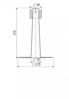 Аэратор ПП ТП-70.75, D=75 мм