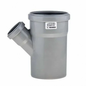 Тройник для внутренней канализации ПВХ 110x50/45