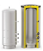 Накопитель ГВС из нержавеющей стали для использования с ТЭНами S-tank SS Elektro 2000