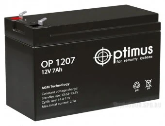 Аккумулятор резервного питания Optimus OP1207