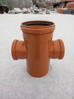 Крестовина для наружной канализации ПП 160x110x110/90*