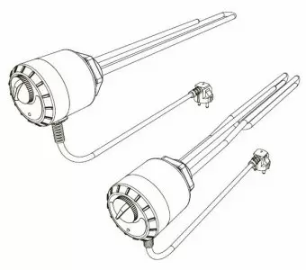 ТЭН МЕ 0030 3 кВт 230В 1 1/4