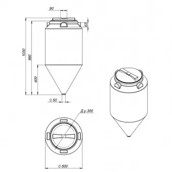 Емкость для воды Экопром ФМ 120