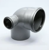 Спецотвод для внутренней канализации ПП 110/87* с выходом 50 мм (левый) Flextron