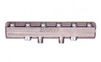 Распределительный коллектор с гидравлич. сепаратором Bravi HV90 для 2-насосных групп DN20 до 50 кВт