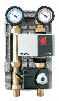 Смесительная насосная группа Bravi 3/4" с насосом Wilo Para RS 15/6 SC
