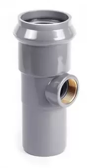 Тройник напорный однораструбный с резьбовым выходом 110x2"