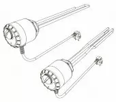 ТЭН МЕ 0030 3 кВт 230В 1 1/4