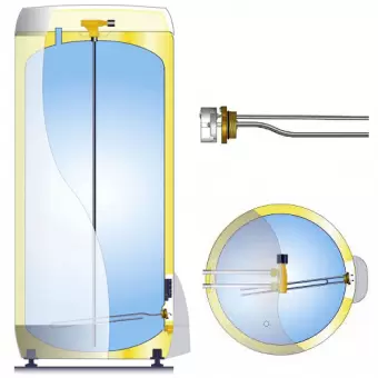 Накопительный водонагреватель OSO S 200, 4,5 кВт