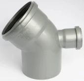 Спецотвод для внутренней канализации ПП 110x45 с выходом 50 мм (фронтальный (тыл)) Flextron