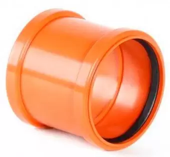 Муфта соединительная для наружной канализации НПВХ 110