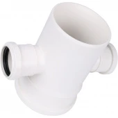 Крестовина одноплоскостная для внутренней канализации (малошумная) ПП 110х50х50/87