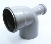 Спецотвод для внутренней канализации ПП 110x87 с выходом 50 мм (фронтальный (тыл)) Flextron