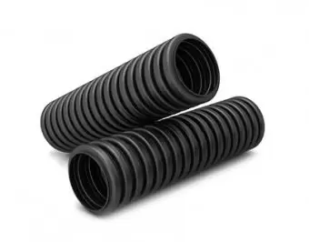 Дренажная труба 200 мм без фильтра, без перфорации (бухта 50 м)