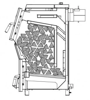 Твердотопливный котел Zota Bulat 28
