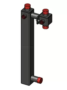 Корпус насосного модуля Zota 25-40 (для смесителя и насоса 180 мм)