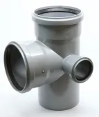 Крестовина двухплоскостная для внутренней канализации ПП 110x110x50/87* правая 