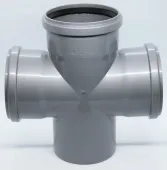 Крестовина одноплоскостная для внутренней канализации ПП 110x110x110/87* 