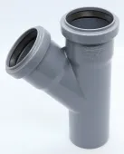 Тройник для внутренней канализации ПП 50x50/45* 