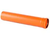 Труба для наружной канализации НПВХ 110x3,2x2000 SN4 Хемкор