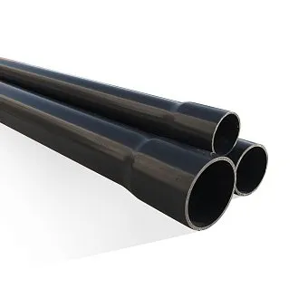 Труба НПВХ клеевая d225×13,4 мм PN6, 3 м, с раструбом