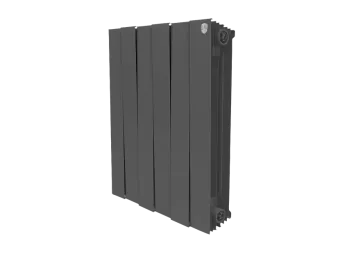 Биметаллический радиатор Royal Thermo PianoForte 500/Noir Sable, 6 секций