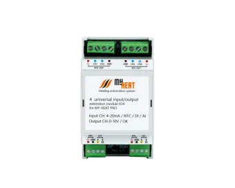 Блок расширения дискретно-аналоговых входов/выходов MyHeat IO4