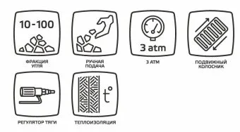 Угольный котел Zota Carbon 50