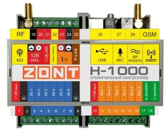 Отопительный контроллер Zont H-1000