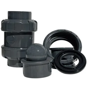 Обратный клапан шаровый клеевой d63 мм, уплотнение EPDM