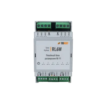 Блок расширения релейный MyHeat RL6W Wi-Fi + блок питания