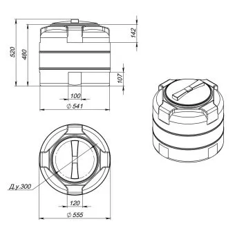 Бак для воды Экопром T 100