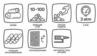 Твердотопливный котел Zota Тополь-М 60