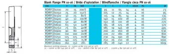 Фланец НПВХ глухой 110