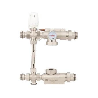 Насосно-смесительный узел универсальный с байпасом Aqualink